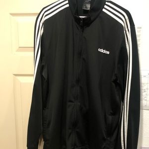 Adidas Black Track Jacket. 2XL Minimal Wear